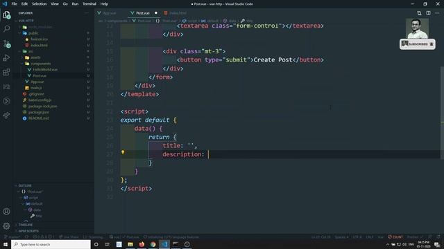 44. Send Http Post Request using axios in Vue js | Vue 3. смотреть онлайн