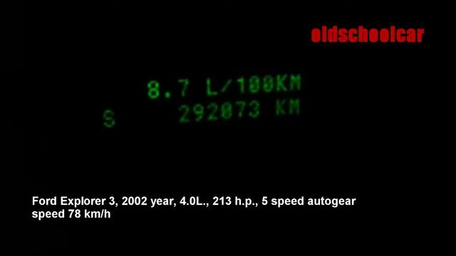 Ford Explorer 3 2002, 4.0L fuel competition 8,7 L / 100 km смотреть онлайн