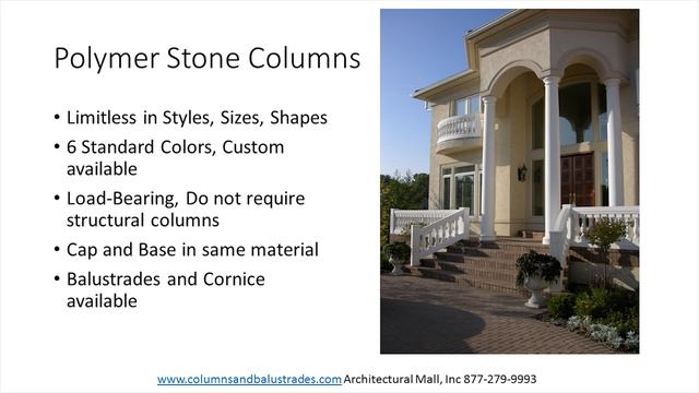 GFRC, Polyurethane, PVC, Wood, Aluminum and Polymer Stone Columns смотреть онлайн