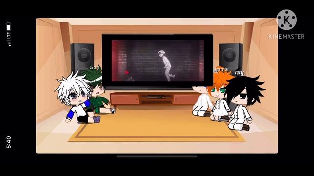 HunterXhunter and the promised neverland react to each other :) смотреть онлайн