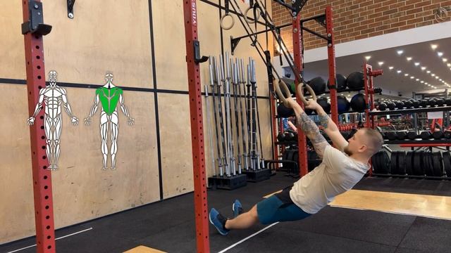 Австралийские подтягивания на кольцах смотреть онлайн