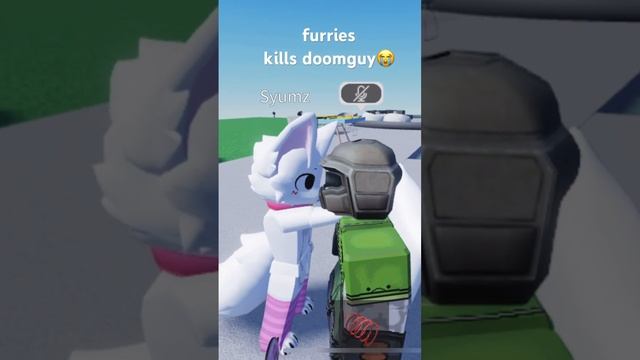 Furry kills doomguy? #roblox #robloxshorts #doometernal #furries #fyp смотреть онлайн