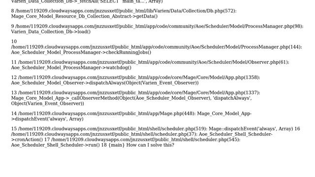 Magento: Can't run CRON PDOException Magento 1.9.3.8 (2 Solutions!!) смотреть онлайн