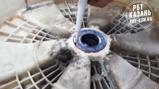 Ремонт стиральной машины LG (Казань) - Замена подшипника смотреть онлайн