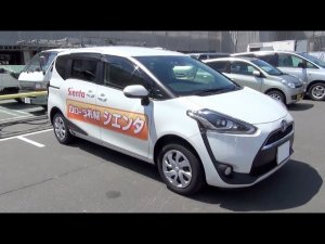 2015  TOYOTA SIENTA G 4WD Обзор Японского автомобиля с правым рулём (Интерьер и экстерьер)