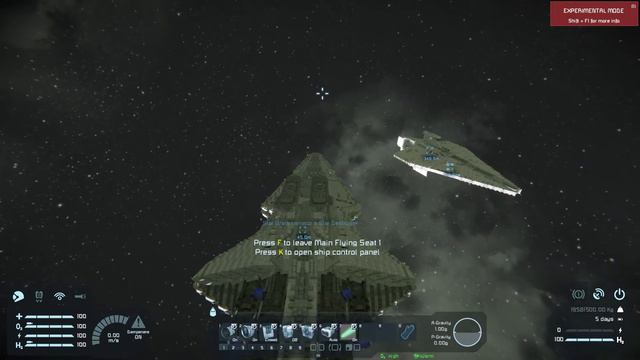 Space Engineers | Crashing a Venator into a Acclamator смотреть онлайн