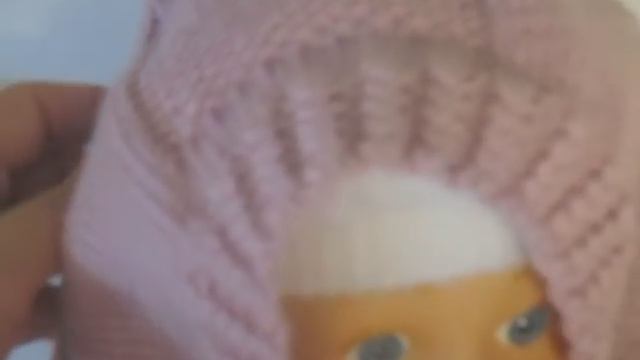 Шапка-шлем спицами. смотреть онлайн