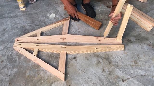 Best Woodworking Project From Pallet Wood // How To Build A Handy And Sturdy Ladder Chair - DIY! смотреть онлайн