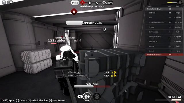 Imperial Commando and Purge Trooper Gameplay Roblox Battlegrounds смотреть онлайн