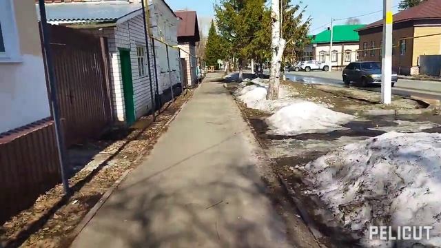г Тетюши р. т. Татарстан ул Свердлова, Водостоки так и не делают, весна не за горами... смотреть онлайн