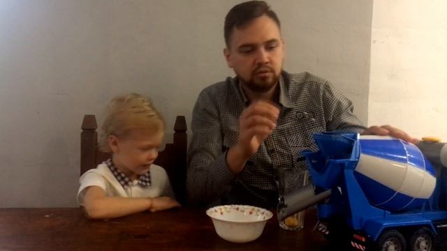 Бетономешалка Bruder MAN. Машинки для детей смотреть онлайн