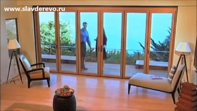 Гармошка. Складывающаяся дверная система Patio Fold, компания СЛАВЯНСКИЕ ОКНА смотреть онлайн