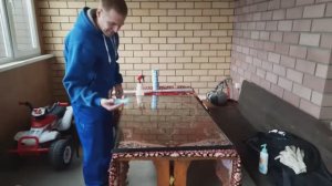 Делаем ВИТРАЖное ОКНО! Клеим пленку оконную статическую dekoban.