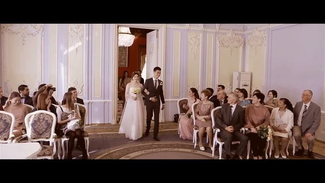 Сплетение двух судеб. День начала семейного счастья. Белое платье, белая фата. Свадьба Питер. смотреть онлайн