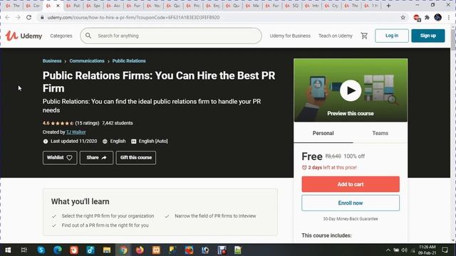 Free udemy courses || 9-2-21 || telugu || 100% free || Students Goals || #6 смотреть онлайн