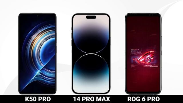 Redmi K50 Pro vs iPHONE 14 Pro Max vs Asus ROG Phone 6 Pro смотреть онлайн