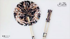 Традиционный Японский складной Веер | Поделки из бумаги своими руками | DIY