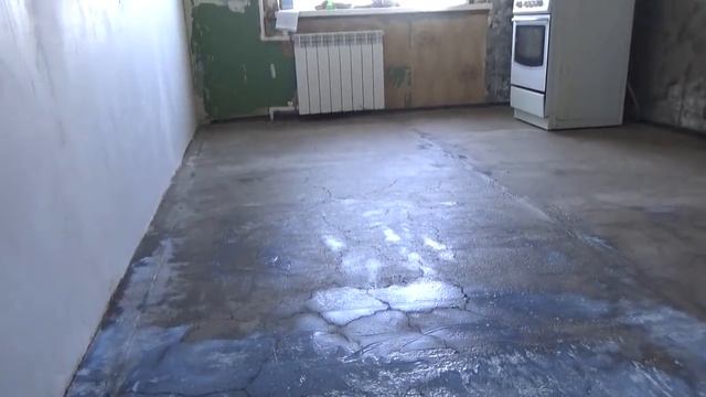 Финишное покрытие стяжки - плиточный клей!!! смотреть онлайн