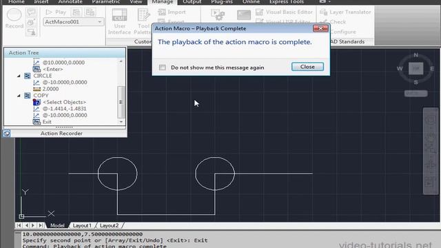AutoCad ToolBar 34 ( Action Recorder ) смотреть онлайн