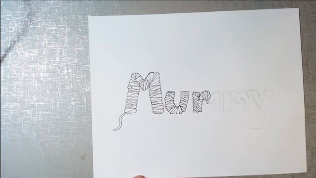 Mummified Text - How to draw a mummy effect on text + 2 bonus ways to use this technique смотреть онлайн