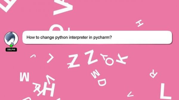 How to change python interpreter in pycharm?
