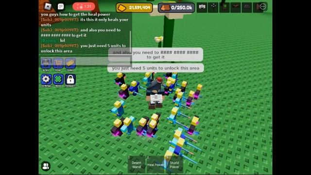 HOW TO GET! (HEAL POWER) ON ROBLOX ([?UPD 1] Control Army! ⚔️) смотреть онлайн
