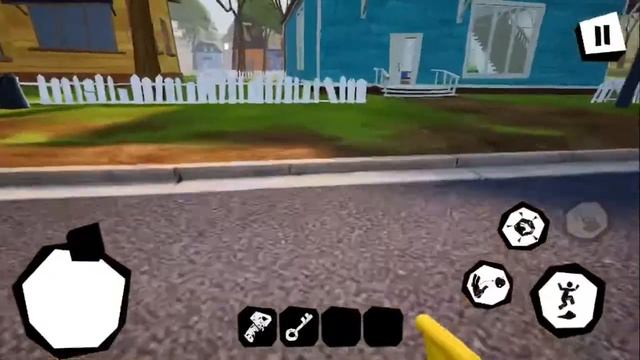 Прохожу игру Hello Neighbor ! Самое первое видео но без звука смотреть онлайн
