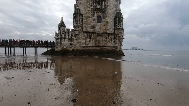 LISBON - Walk Around The Torre De Belem On The Tagus River - Lisboa, Portugal