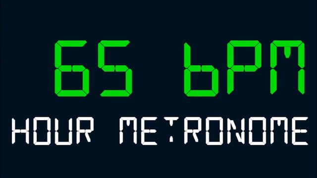 65 BPM (Beats Per Minute) Hour Metronome смотреть онлайн