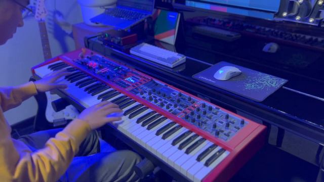 i Wish You Love - a Short Piano Cover (Nord Stage 4) смотреть онлайн