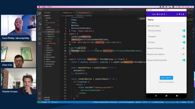 Stripe Identity mobile SDK for React Native смотреть онлайн
