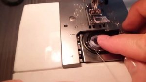 Как заправить нижнюю нить в швейную машину Janome My Excel 1221