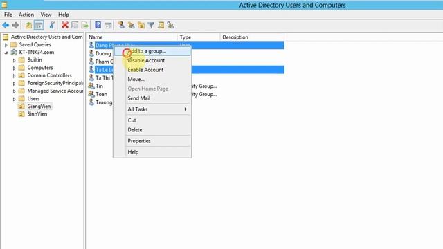 Create OU User Group on Windows Server 2012 | Создать группу пользователей OU в Windows Server 2012 смотреть онлайн