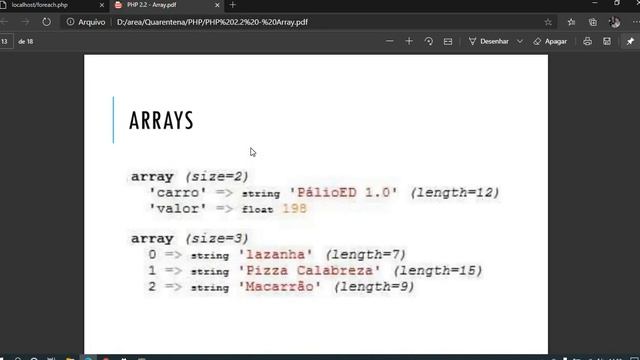 Aula 5 - Arrays (PHP) смотреть онлайн