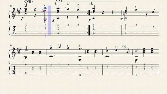 Ecos De Becos - Antonio Alba (1873 - 1940) Tablature