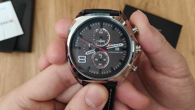 Часы CURREN 8324. Обзор Мужских Часов с Хронографом. смотреть онлайн
