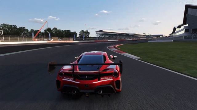 Assetto Corsa - Ferrari 488 Challenge Evo at Silverstone GP смотреть онлайн