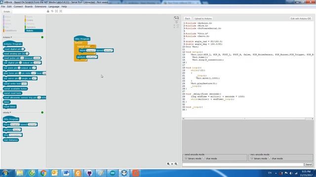 OttoDIY Programming Scratch in mBlock смотреть онлайн
