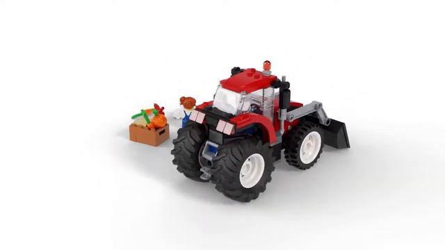 LEGO, КОНСТРУКТОР "City" "Трактор" смотреть онлайн