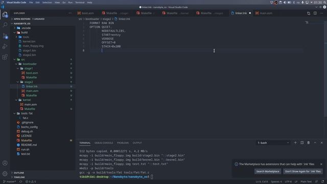 Building an OS - 4 - Writing bootloader in C смотреть онлайн