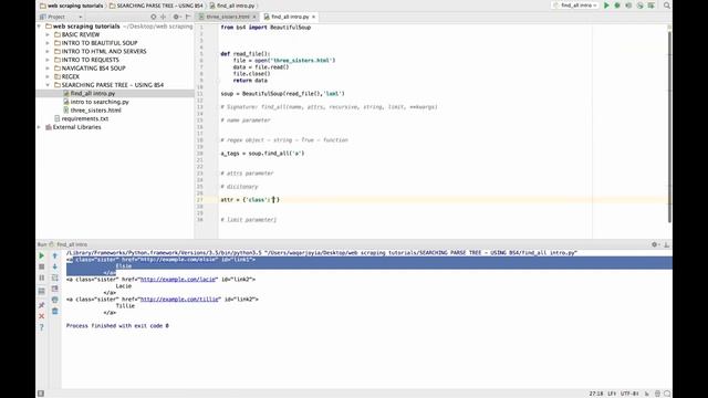 Web Scraping with Python: BeautifulSoup, Requests & Selenium : find_all Function смотреть онлайн