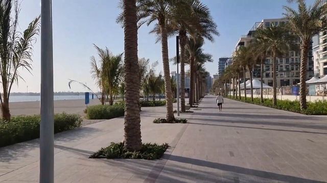 Dubai Palm Jumeirah walk: Nakheel Mall Food Court to The Pointe via Palm West Beach смотреть онлайн