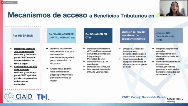 Conoce los beneficios tributarios en energía, ciencia, tecnología e innovación (CTel) смотреть онлайн