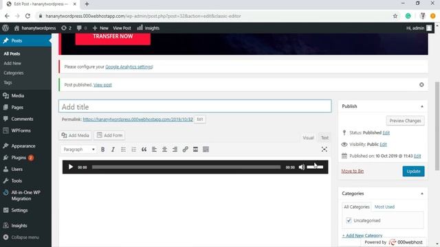 How to Insert Audio and Video in WordPress | WordPress Media Library смотреть онлайн