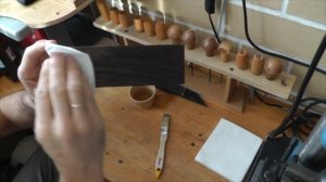 Покраска дерева под венге. Морение древесины (имитация). Чёрная морилка: тонировка древесины