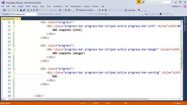 Bootstrap Chapter 26 - Bootstrap Progress bars смотреть онлайн