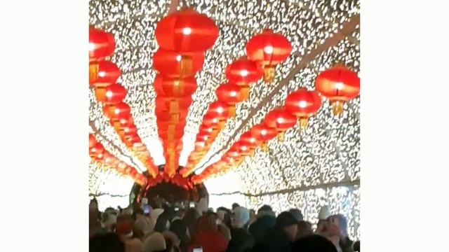 Тоннель в стилистике Китайского Нового года.Тверской бульвар .Москва смотреть онлайн