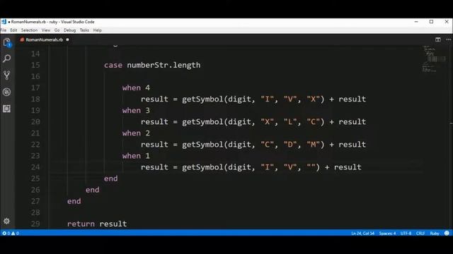 roman numbers in ruby смотреть онлайн