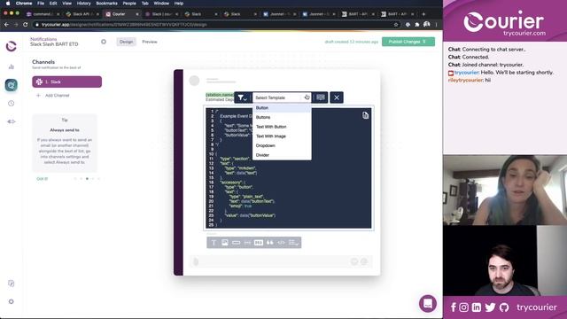Courier Live: Designing Slack Notifications using Block Kit and Jsonnet смотреть онлайн