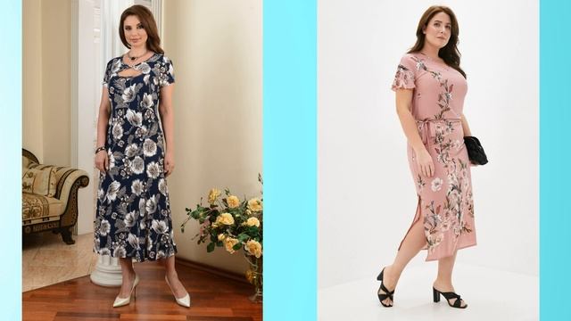 ФАСОНЫ ЛЕТНИХ ПЛАТЬЕВ для каждого типа фигуры ? Правила гардероба для женщин за 50-60 лет смотреть онлайн